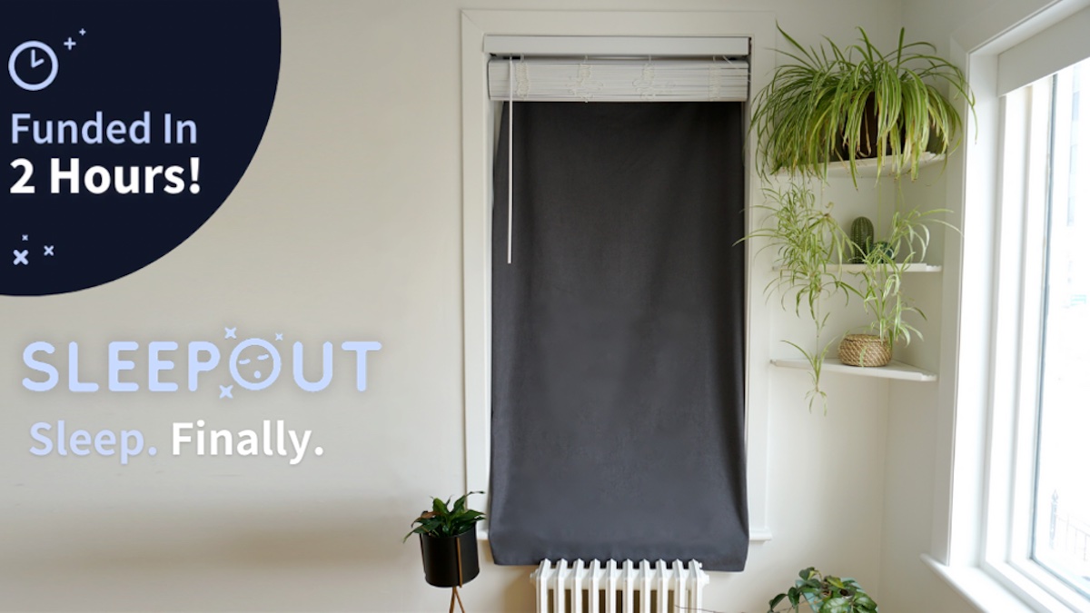 Sleepout Curtain improving your sleep by making your room completely dark